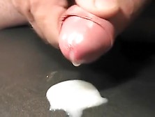 Uncut Cock Jerk-Off Sperm Extreme Close-Up Ejaculation Cum