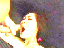 Alluring Asian Gets Her Face Drenched With Thick Cum