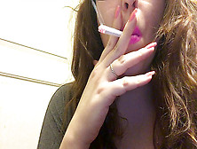 Human Ashtray Smoking Movie Steamy Brunette Fetish Goddess D Dominates You