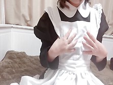 【メイド服コスプレ】乳首オナニーしちゃった♡【日本人/素人】