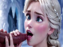 Elsa Likes Being Nude And Swallowing Wang - Frozen Porn Parody