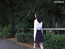 Japanese Young Shows Pussy