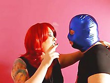 Tina Snua & Her Thrall Sharing Smoky Kisses - Smokin' Fetish