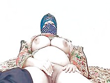 Pakistani Urdu Cunt With Mouth Masturbating With Gigantic Sex Toy