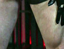 Bdsm Guy In Gimp Mask Tattooed Ass Lick With Her Lover