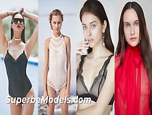 Superbe Models - Charming Models Compilations Part One! Watch These Four Ravishing Models Undress