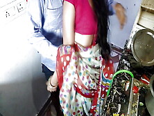 Komal Bhabhi In Kitchen,  Dirty Talk Sex In Kitchen