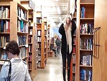 Bralessforever Nude In Library Patreon Video