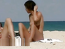 Nude Beach Sexy Babe Craze Voyeur Video