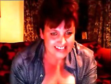 English Milf With Big Tits Plays On Webcam