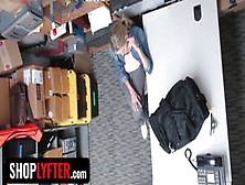 Shoplyfter - Petite Blonde Cutie Emma Hix Gives Her Pussy To Security Officer To Get Out Of Trouble