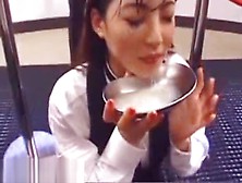 Cute Teen Bukkake And Full Glass Of Cum Swallowing