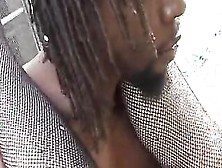 Beauty Likes To Suck On A Big Ebony Penis Public