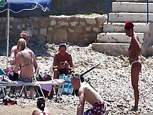 Two Italians Sluts Caught Topless In Karpathos !
