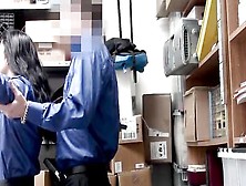 Shoplyfter - Hot Sneaky Teen Gets Humiliated For Stealing