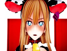 Mmd Bismarck Cow Lady Outfit And Shaved Vagina Fap Challenge During Public Concert