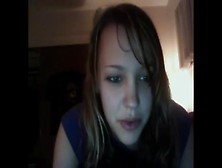 Charming German Gal On Skype