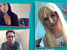 Webcam Show Between A Dude And Two Provocative Pornstars - Joanna Show