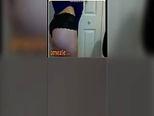 Omegle Girl Spreads Her Cheeks