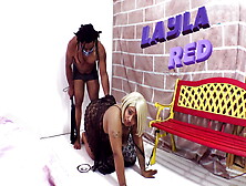 Layla Red Ghetto Gags All Over Don Whoe 's Dick