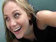 College Blonde Pounded In Dorm Room Toilet