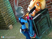 Evil Bunny Judy Hops Fucked A Sex Offender With A Bottle