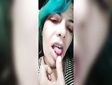 Joi With Long Pink Tongue