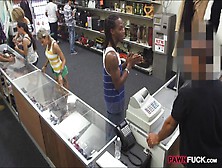 Black Bf Let The Pawn Man Fuck Her Girl For Being Desperate