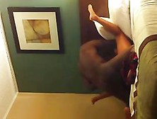 Webcam Recording This Ebony Amateur Girl Pleased By Her Boyfriend