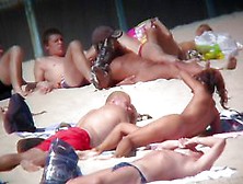 Only On A Nudist Beach Can A Voyeur Find Some Good Chicks
