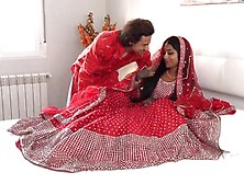 Tattooed Indian Bride Is Reading To Please Her Man