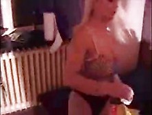 Dominant Blonde Screws Her Guy With A Strapon Cock