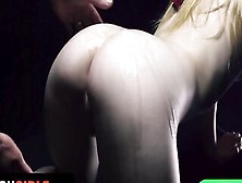 Mormon Girlz - Virgin Blonde Goddess With Bound Eyes Submits And Deep Throat Pleases Her Master