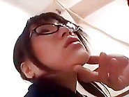 Slutty Asian Teen With Glasses Has A Fiery Slit Yearning Fo