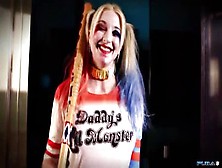 Interracial Porn Video Featuring Leya Falcon And Harley Quinn