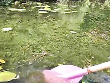 Real Outdoors Sex On The River Bank After Swimming (Point Of View)
