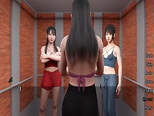 Will The Advertisement #17 Lead To A Steamy Foursome? Japanese Milf And Three Girls With Small Tits,  Big Natural Tits And Tight