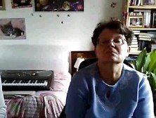 Grandma And Grandpa On Webcam