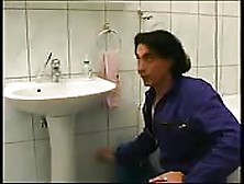 Nice Milf Sex In Toilet