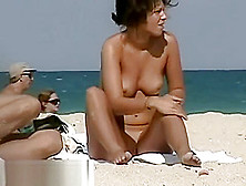 Gorgeous Brazilian Nudist Chicks Beach Voyeur Vid