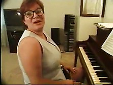 Nasty Piano Teacher Is Getting Brutal Anal