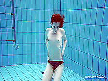 Underwater Swimming Babe Alice Bulbul
