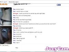 Omegle Girl Gone Crazy After Looking My Huge Cock