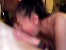 Asian Wife Sucks Off Another Man
