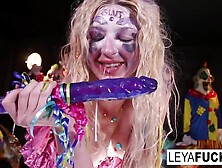 Leya Takes Her Aggressions Out On Pussy