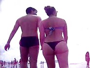 Gostosa From Brazil With Huge Ass In The Beach