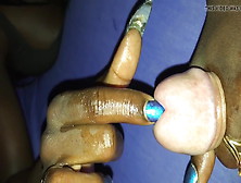 Ebony Long Nail Insertion