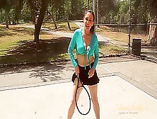 Nancy Vee Masturbates After Some Tennis