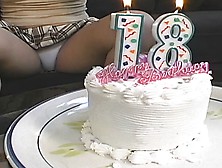 18Th Birthday – Horny Blonde Gets Her First Dildo