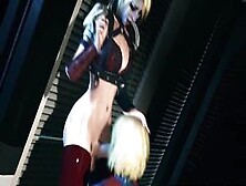 Futanari Harley Quinn Fucks Superwoman Rough And Raw